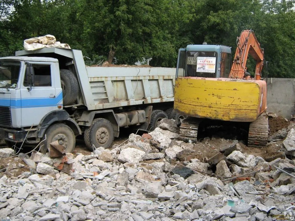 Вывоз бетонного боя и утилизация в Барнауле в октябре