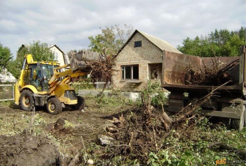 Уборка участков от мусора любой сложности в Барнауле в октябре